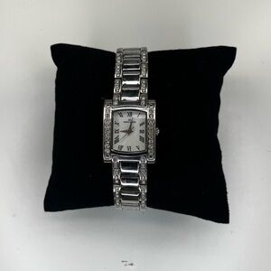 Anne Klein Wome's‎ Elegant New Rhinestone 10/7127SW Watch New Battery